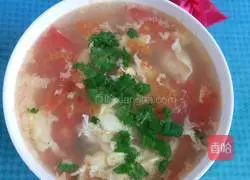 Illustration of how to make tomato and egg pancakes 12