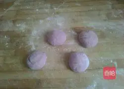 Illustration of how to make purple sweet potato buns 3