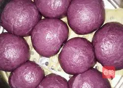 Illustration of how to make purple sweet potato buns 5