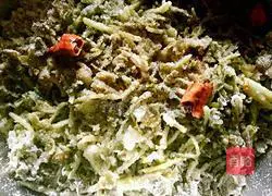 Illustration of how to make coriander noodles 6