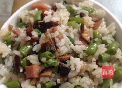 Bean Fried Rice Illustration of how to do it 8