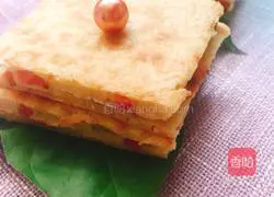 Illustration of how to make sausage and egg pancakes 13