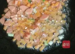 Egg Fried Rice Recipe Illustration 3