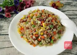 How to make sausage fried rice Illustration 2