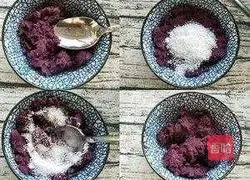 Purple sweet potatoes Illustration of how to make a sandwich 3