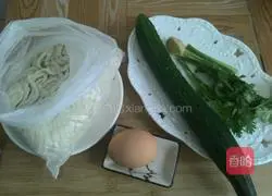 Cucumber noodles recipe 1