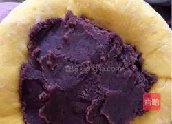 Pumpkin Red Bean Paste Steamed Buns Recipe Illustration 19