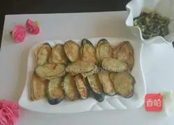 Illustration of how to make pan-fried eggplant cake 5