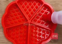 Waffle mix oven version waffle recipe illustration 5