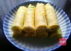 Pumpkin Silk Egg Pancake Recipe Illustration 7