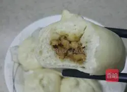 Illustration of how to make meat buns 13