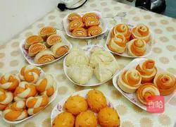 Pumpkin steamed buns ( 1) Illustration of how to make two-color twist rolls 8