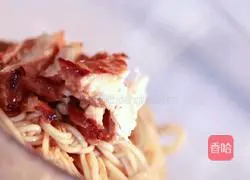 Illustration of how to make lemon chicken breast noodles 9