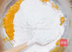 Illustration of making bean paste and pumpkin cake 2