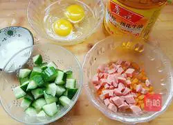 Illustration of how to make fried rice 1