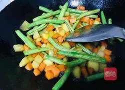 Stewed rice with beans and potatoes Illustration of how to do it 4