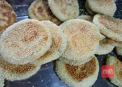 Illustration of how to make sesame pancakes 13