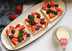 Fruit Illustration of how to make a sandwich 9