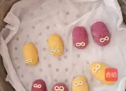 Illustration of how to make slipper steamed buns for couples 18