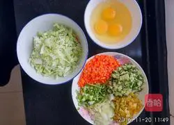 Vegetable and Egg Fried Rice Recipe Illustration 2