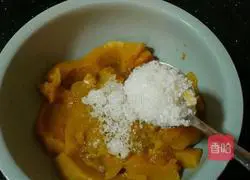 Illustration of how to make steamed pumpkin cake 2