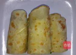 Illustration of how to make egg-filled pancakes 22