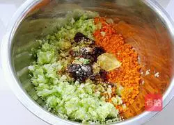 Illustration of how to make cabbage vegetable buns 8