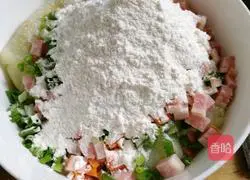 Illustration of how to make pastoral potato cakes 1