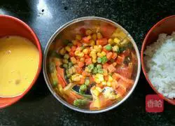 Illustration of how to make pandas eat bamboo fried rice 1