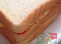 Egg and ham sandwich Illustration of how to do it 7