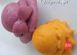 Illustration of how to make hat steamed buns 11