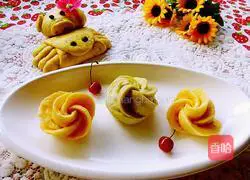 Illustration of how to make fancy steamed buns 20