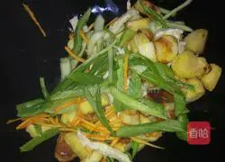 Illustration of how to make fried steamed buns 5