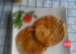 Illustration of how to make green onion and mutton pancakes 10