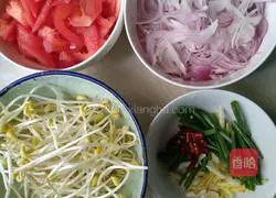 Illustration of how to make fried noodles 2