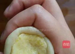 Illustration of how to make mung bean cake 14