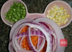 Onion Ring Omelette Recipe Illustration 3