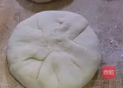 Illustration of how to make shepherd's purse pie 6