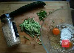  Cucumber egg pancake recipe 1