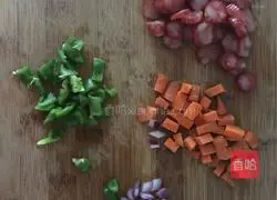 Illustration of how to make fried rice 1