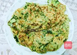 Illustration of how to make golden vegetable cake 4