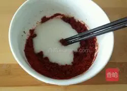 Illustration of Korean pork belly fried rice 3