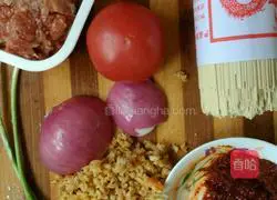 Illustration of how to make quick dry noodles 1