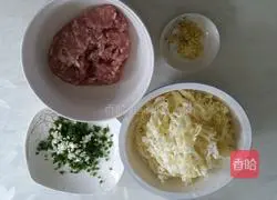 Illustration of how to make fried dumplings (cabbage and meat stuffing) 1