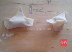 Illustration of how to make colorful wontons 5