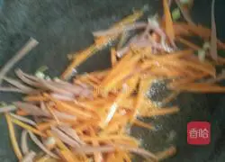 Illustration of how to make fried noodles 2
