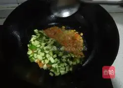 Illustration of how to make egg fried rice 5
