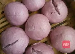 Purple Sweet Potato Steamed Buns Recipe Illustration 7