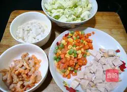 Seafood braised rice recipe illustration 1