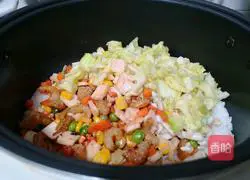 Seafood braised rice recipe 4